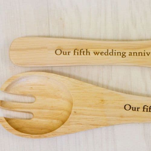 Wooden Salad Servers