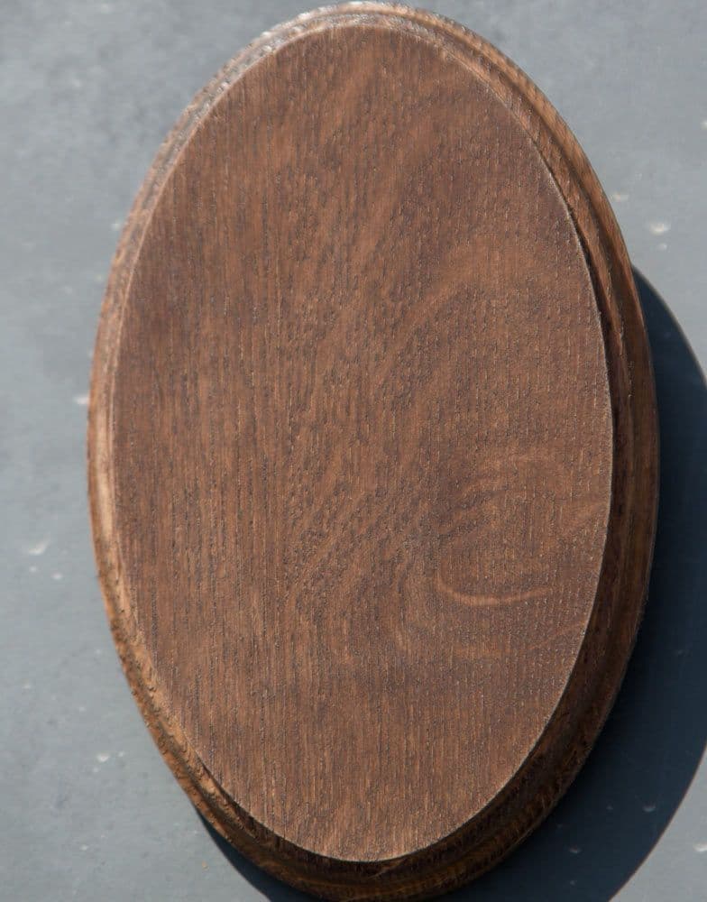 Wooden Shield / Base - Oval Shape