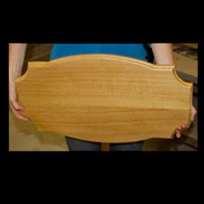 Wooden Shield  /  Plaque - SHE