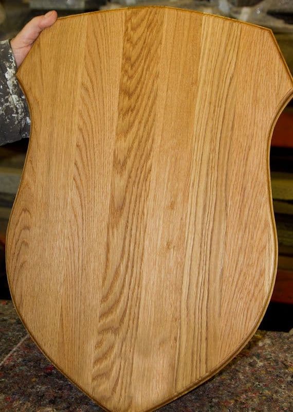 Wooden  Taxidermy Shield - SHF | The Sign Maker Shop