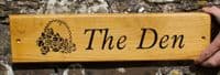 Chestnut Wood Signs| The Sign Maker Shop