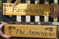 Chestnut Wood Signs| The Sign Maker Shop