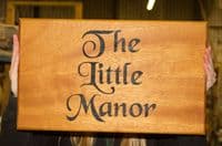 Durable Iroko Hardwood House Signs  | The Sign Maker Shop