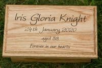Woodland Ash Caskets - No Metal | The Sign Maker Shop