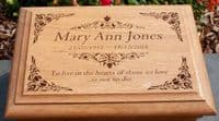 Woodland Ash Caskets - No Metal | The Sign Maker Shop