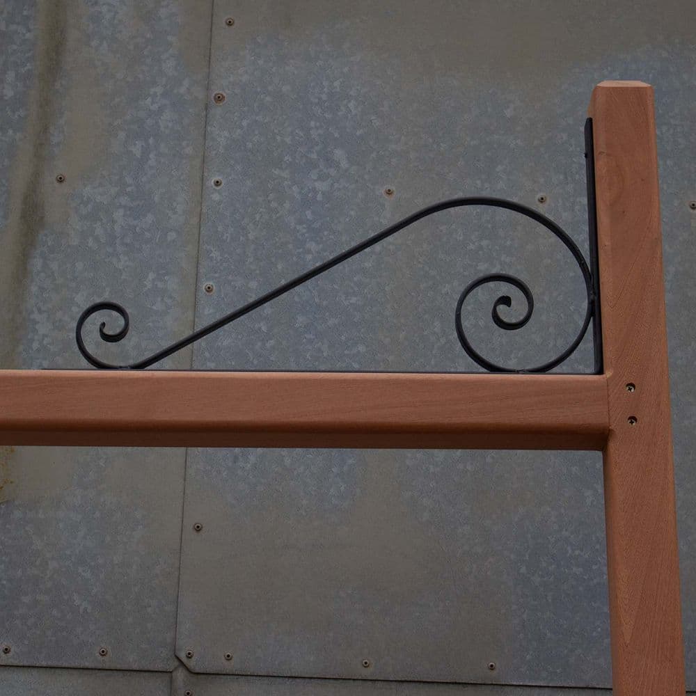 Wrought Iron Above Arm Support Bracket
