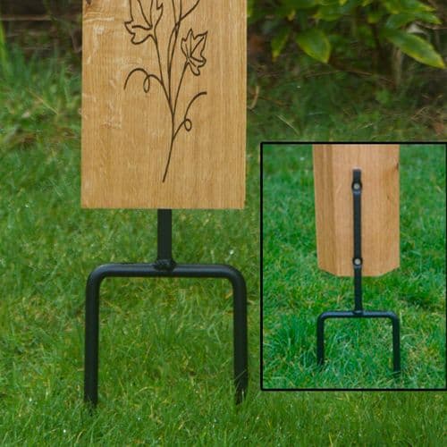 Wrought Iron Cross Support for Wooden Cross | The Sign Maker Shop