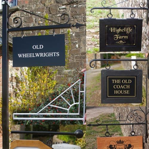 Wrought Iron Sign Brackets