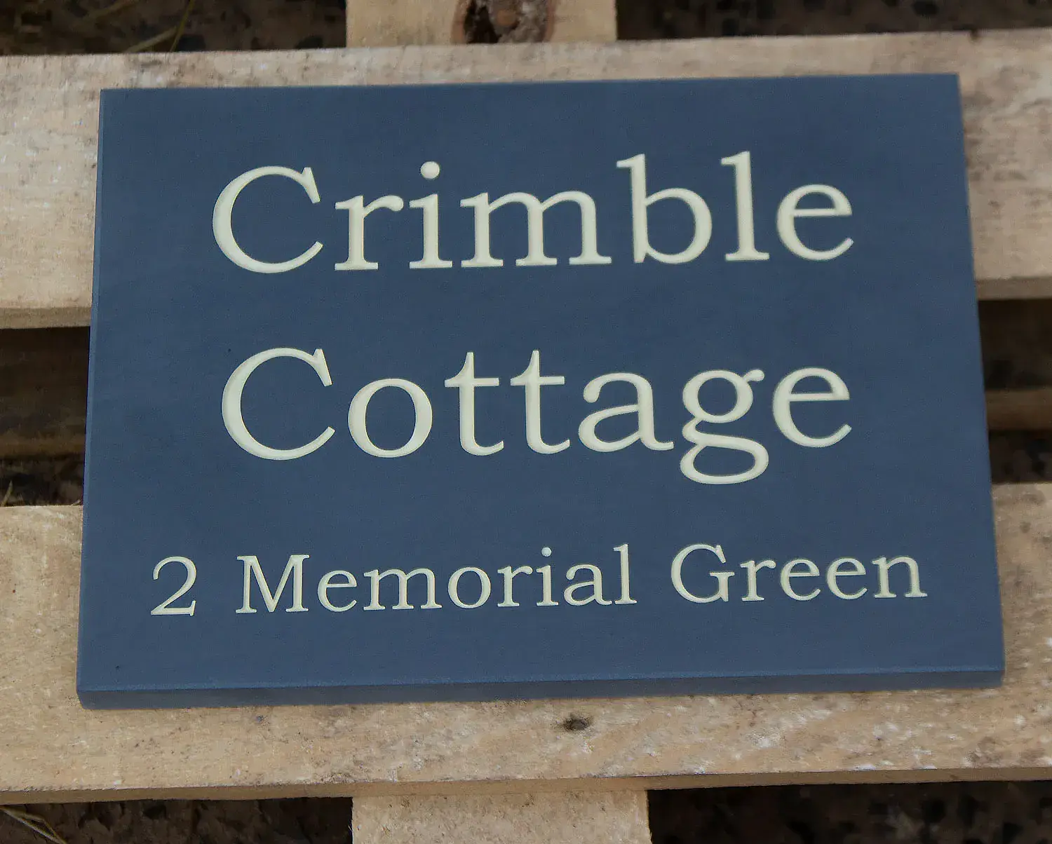 Beautiful Welsh Slate Sign
