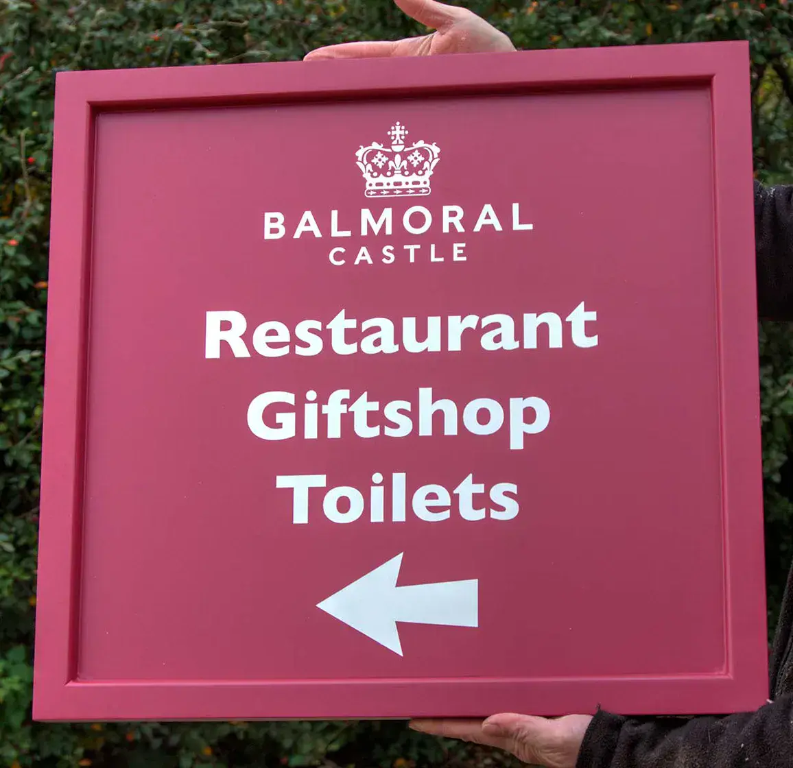 Painted Framed Sign