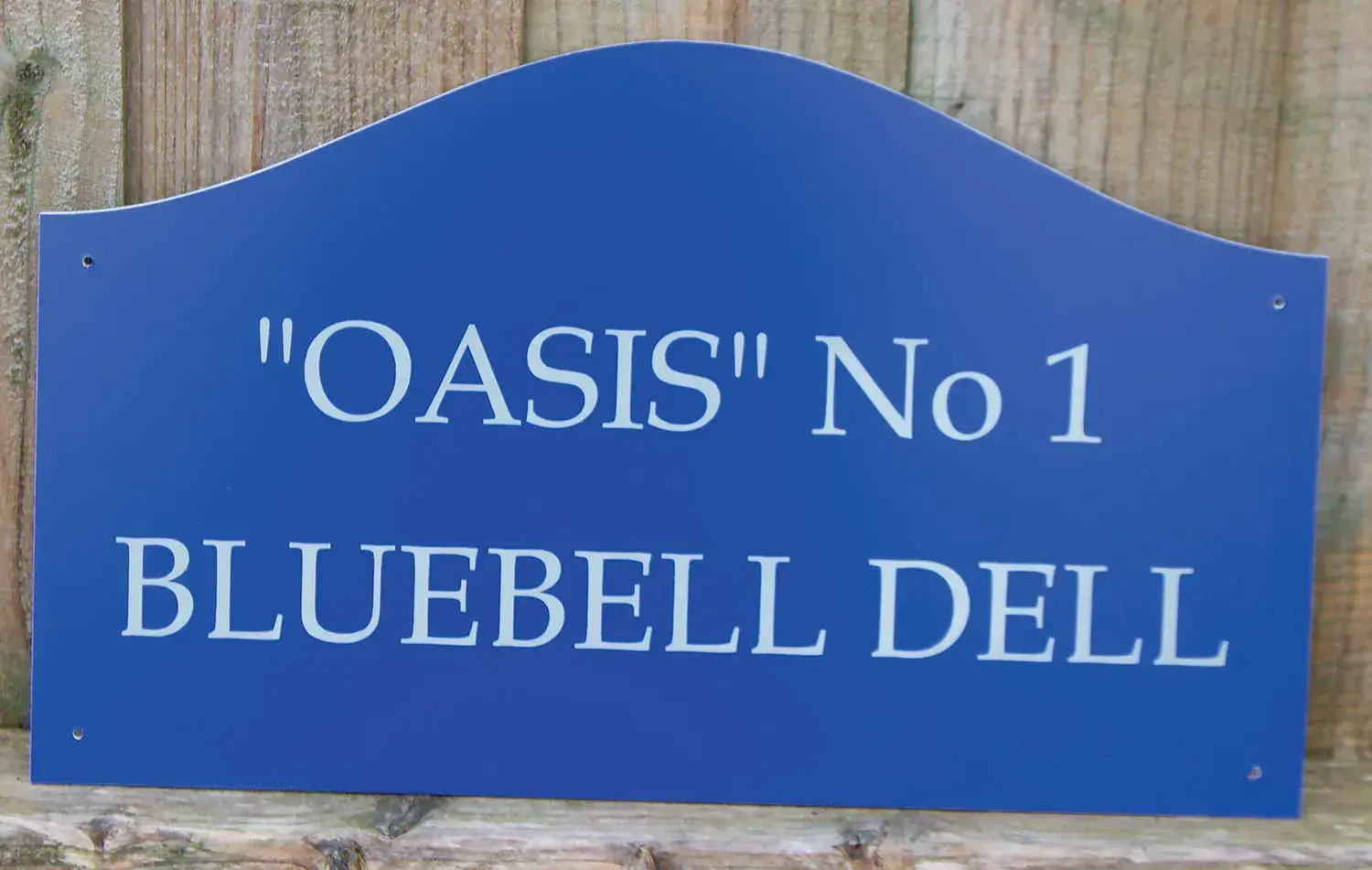Arch Top House Sign