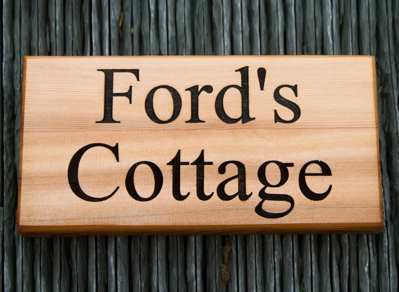 Red Cedar Sign