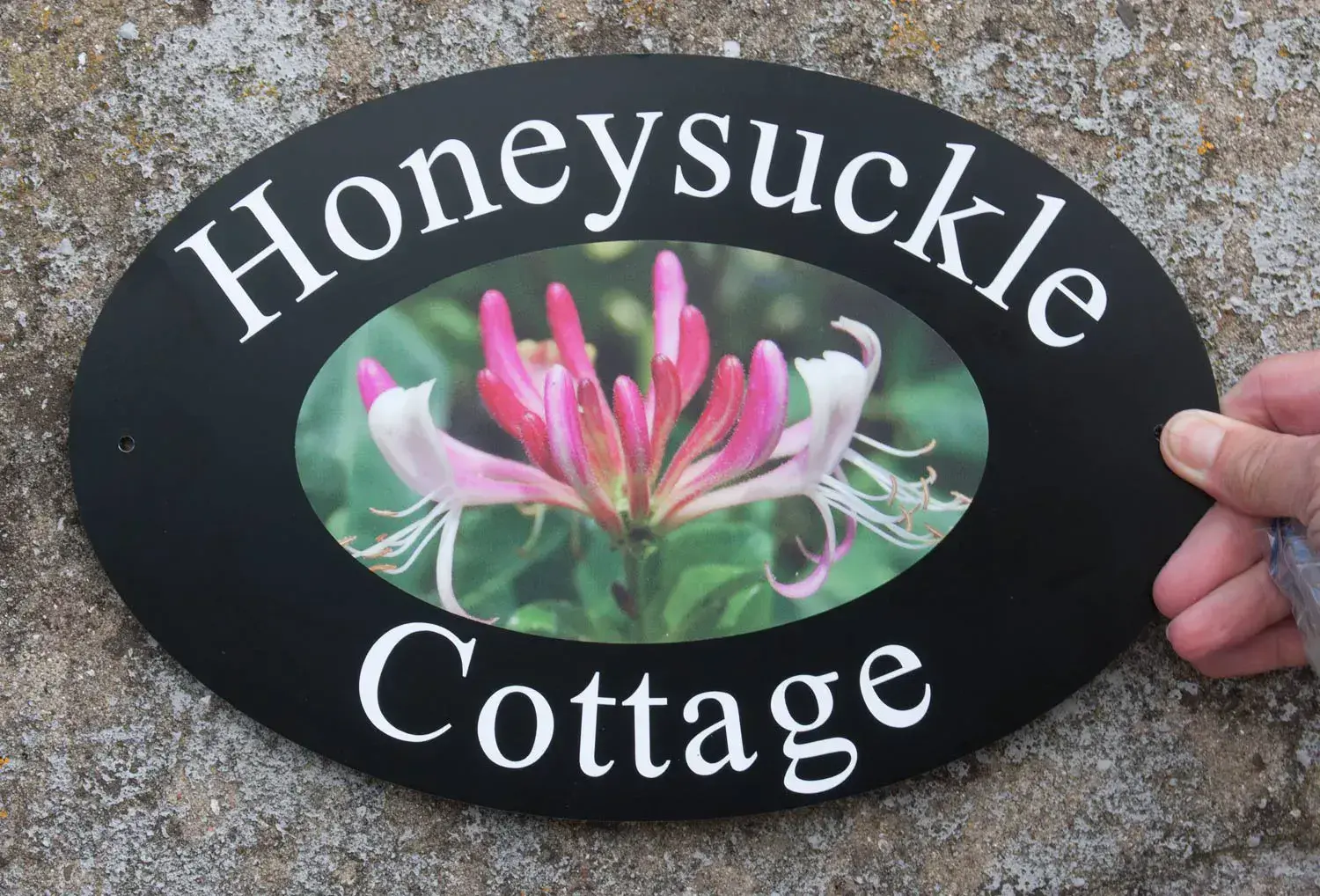 Oval House Sign