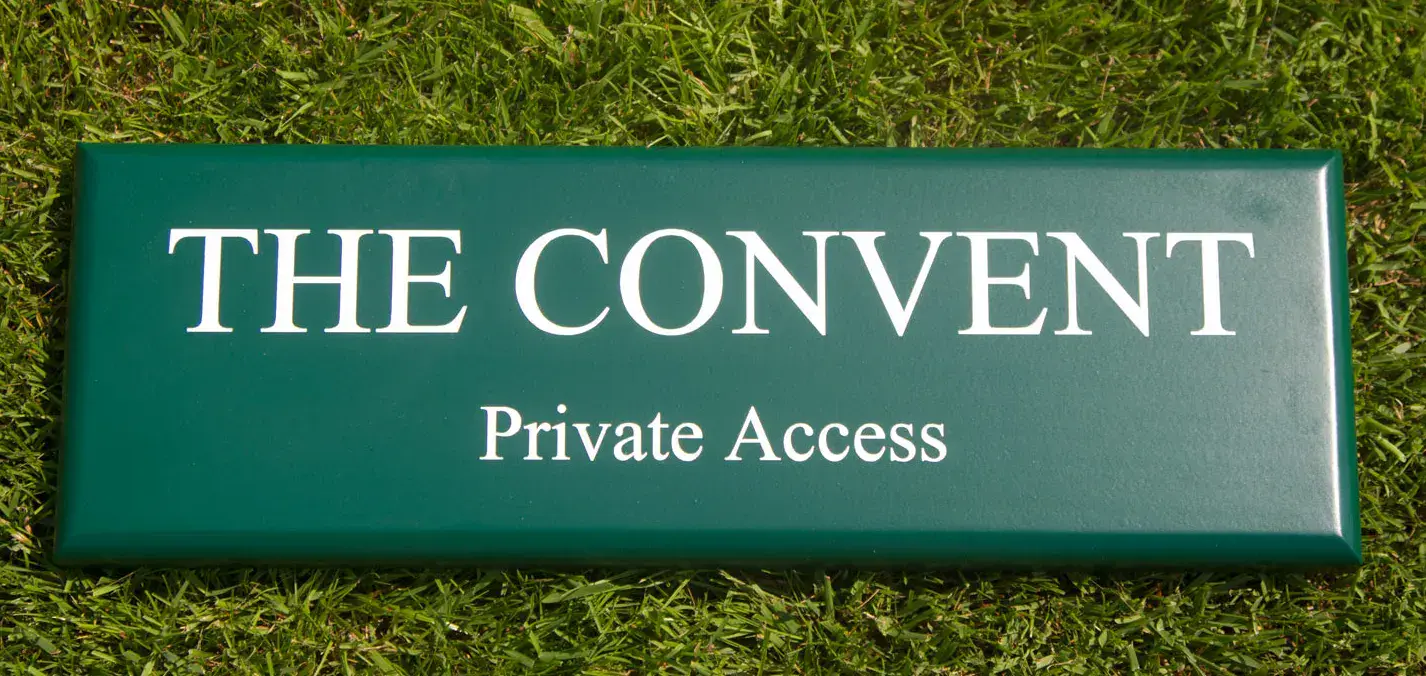 Painted House Sign