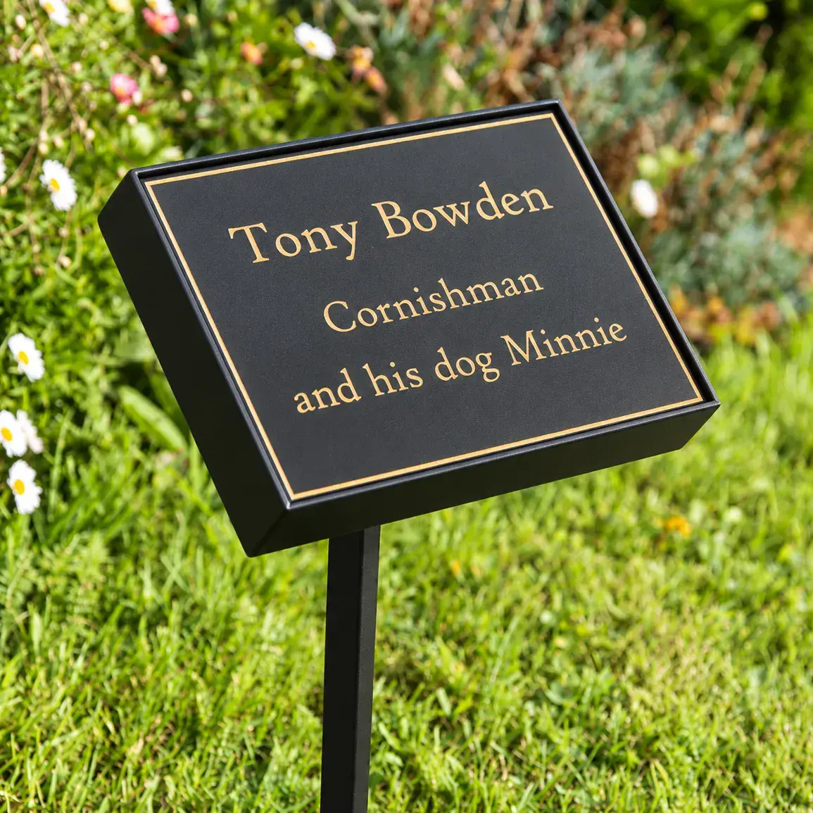 Engraved Acrylic Laminate Plaque & Display Mount | The Sign Maker