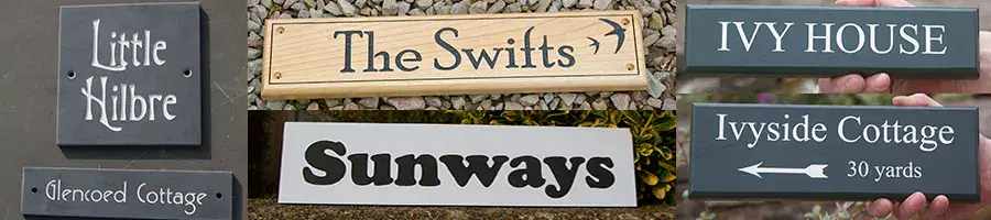 Large Range of Good Value House Signs