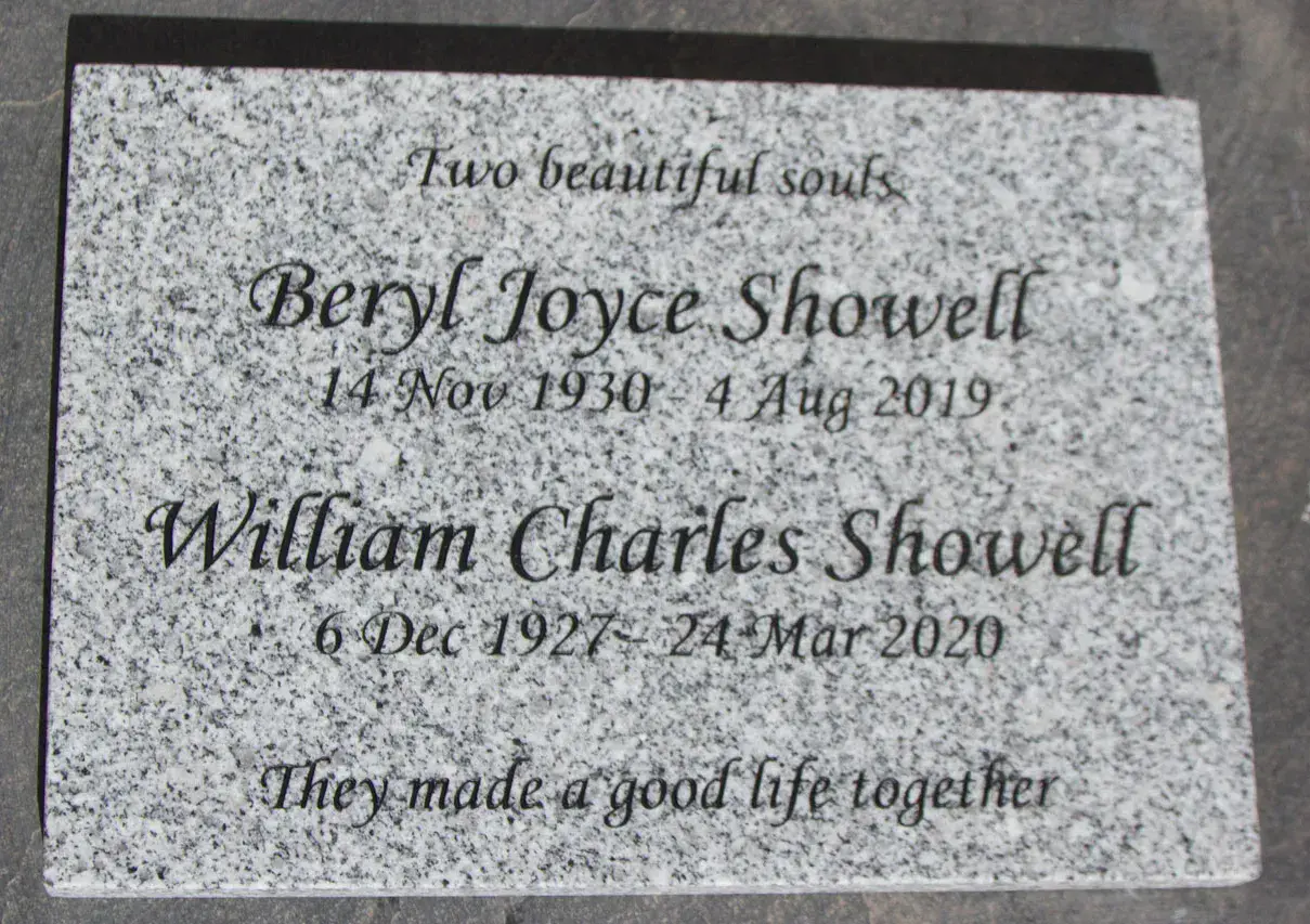 Celtic Grey Granite Memorial