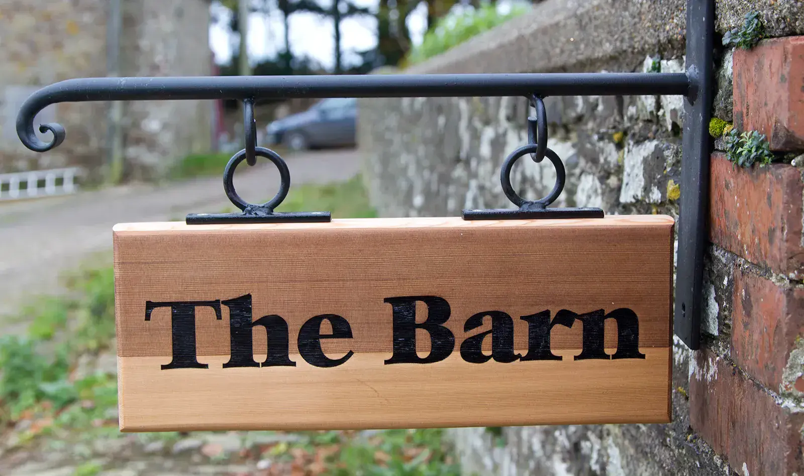 Cedar Wood Sign