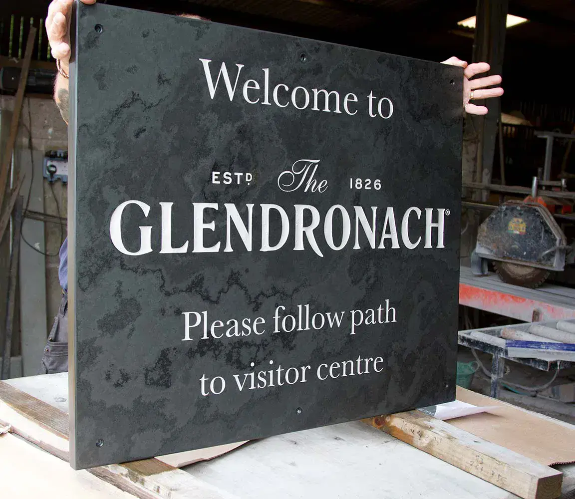 Interesting slate sign