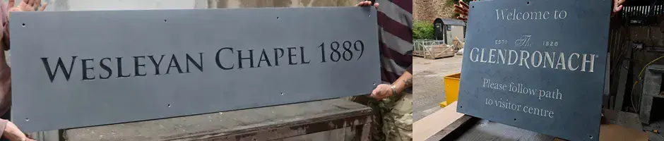 Large Slate Signage