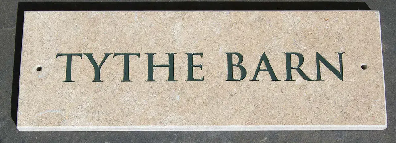 Limestone House Sign