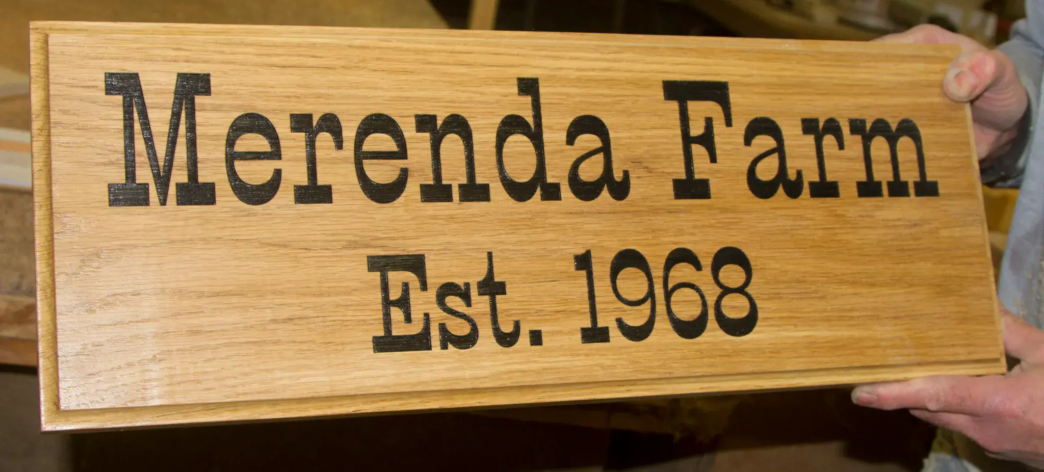 Oak Farm Sign