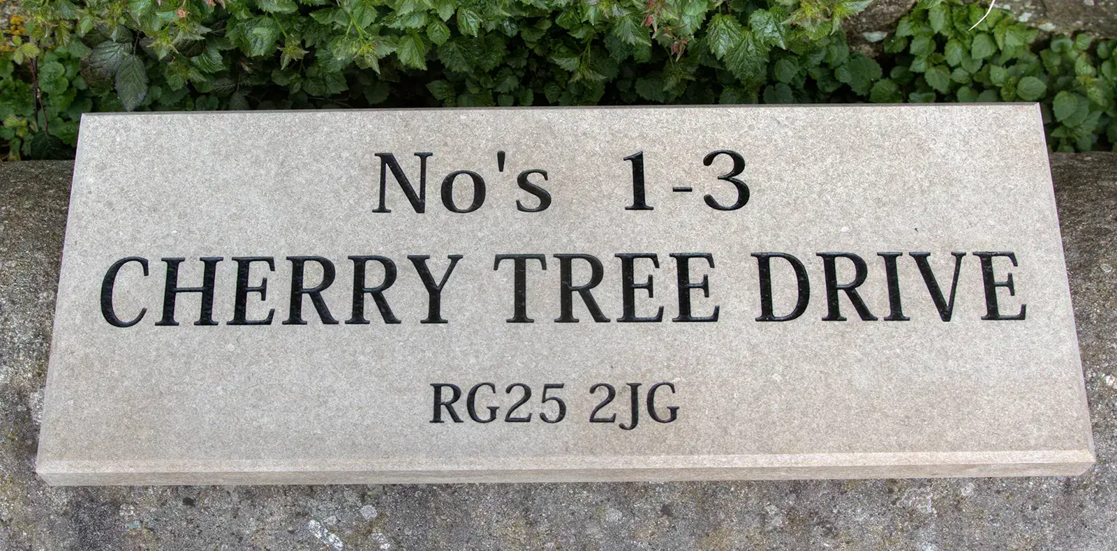 Purbeck Stone Address Sign