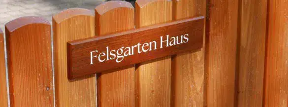 Wooden House Sign