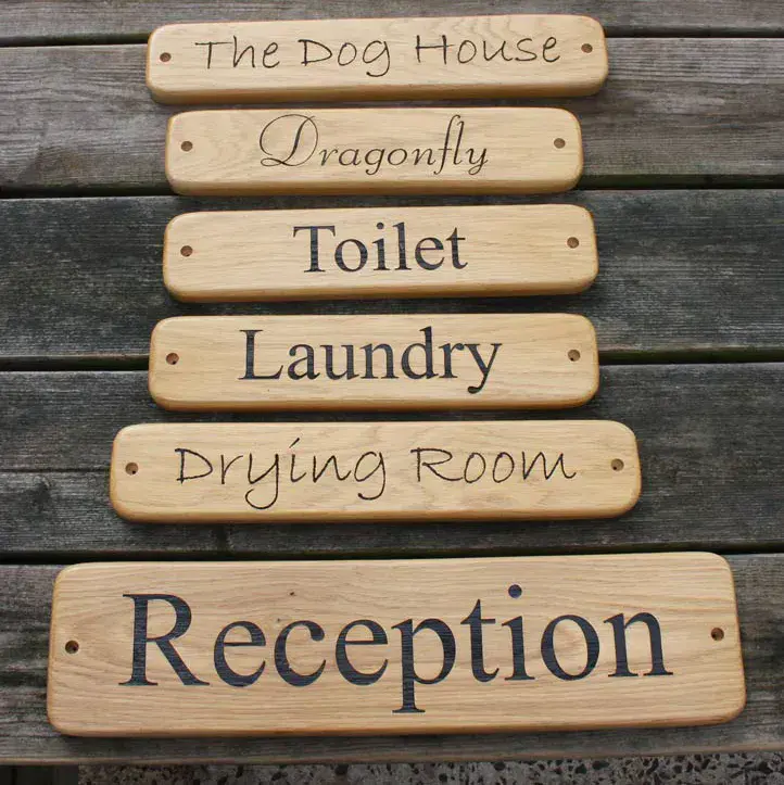 Selection of Oak Signs
