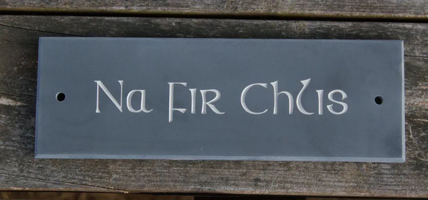 Slate House Sign