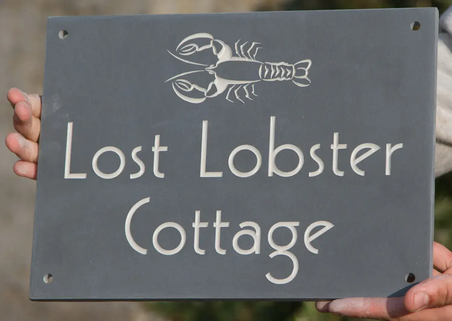 Slate House Sign