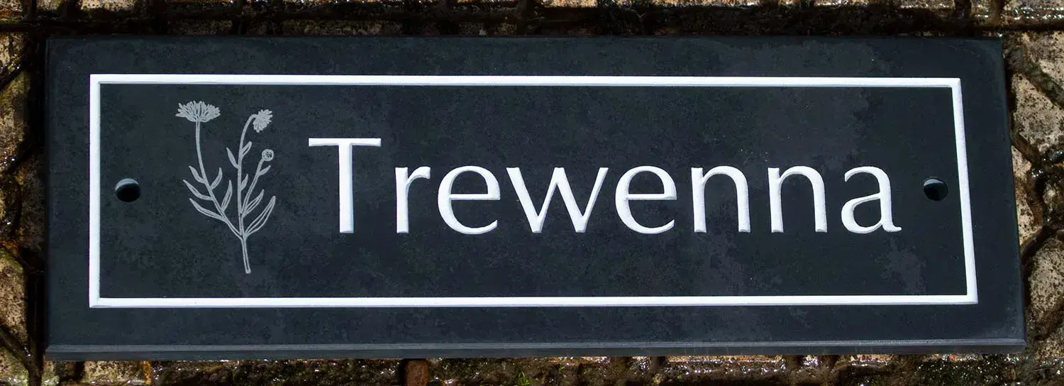 Slate Sign With Image