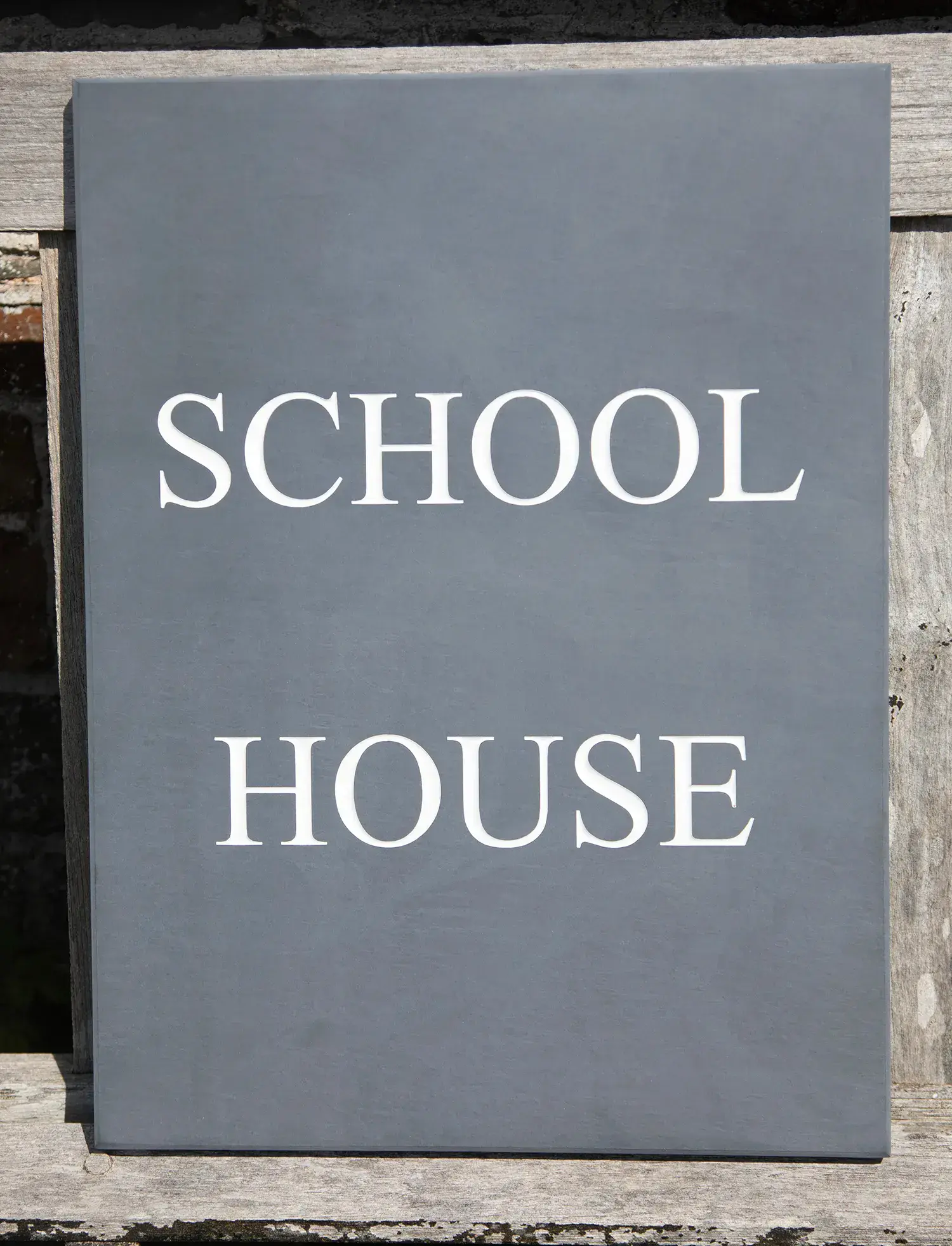 Portrait Slate Sign