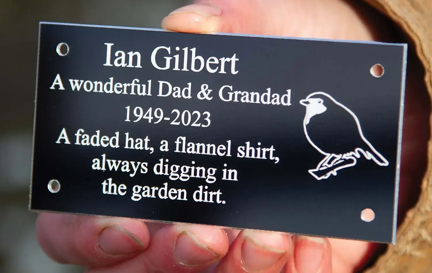 Small Memorial Plaque