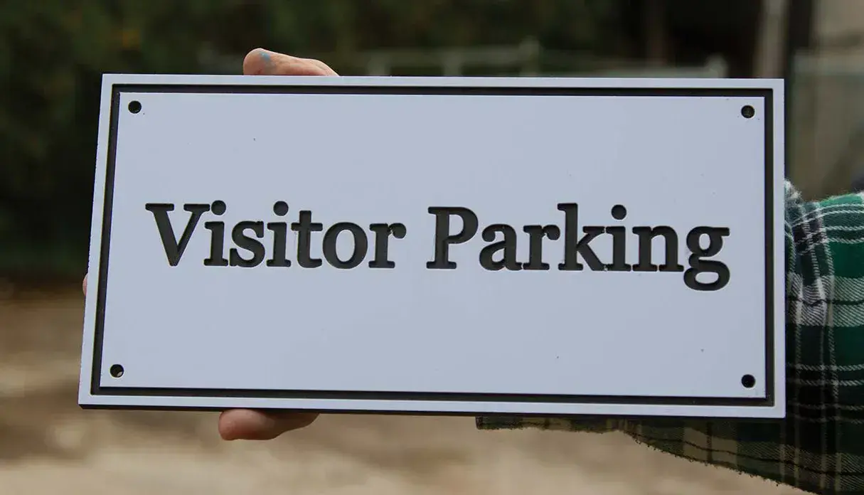 Visitor Parking Sign