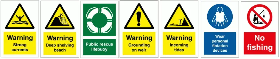 Water Safety Signage