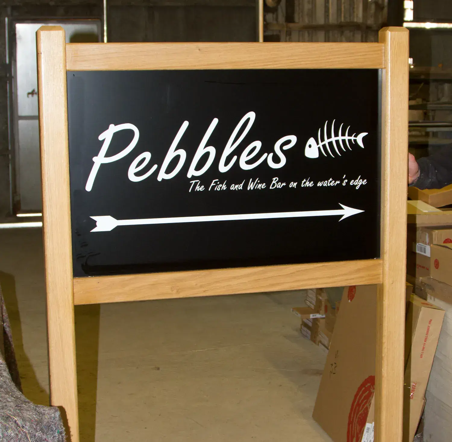 Oak Framed Entrance Sign