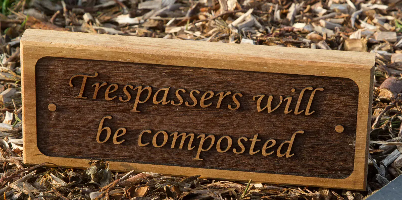 Amusing Oak Sign