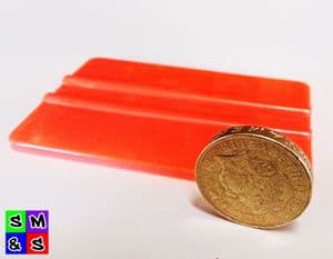 3" Small Orange Squeegee - High Durability