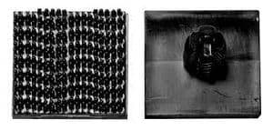 3M™ Dual Lock™ Reclosable Fastener SJ3267, Pop-In Piece Part, Stem Density 250, Black, 26 mm x 26 mm