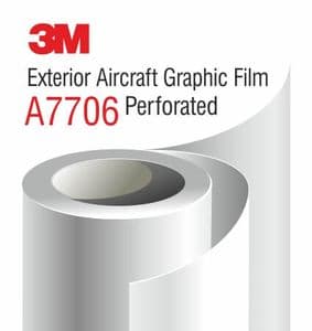 3M Exterior Aircraft Graphic Film A7706 White