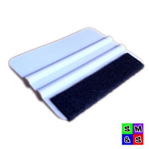 4" Grey Felt Edge Squeegee