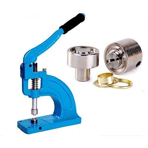 Blue Eyelet Punch Press Machine With 13mm Die