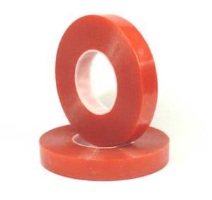 DOUBLE SIDED WHITE HIGH TACK ADHESIVE TAPE 19mm x 33mtrs