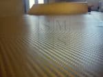 Gold Carbon Fibre Air Flow Vehicle Wrap