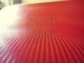 Red Carbon Fibre Air Flow Vehicle Wrap