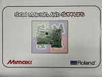 Roland XF-640 SOLVENT PRINTER PRINT CARRIAGE BOARD - 6702048041