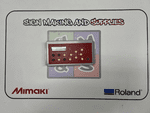 Roland XF-640 SOLVENT PRINTER SCREEN PANEL
