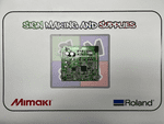 Roland XF-640 SOLVENT PRINTER SERVO BOARD - 6702048000