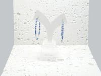 Blue, White & Silver Seed Beads Gypsy Hoop Earrings | Miyuki Delica Handmade Earrings | Silver Sensations